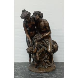 Faune, Bacchante Et Chérubin