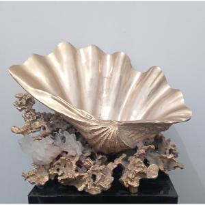 Shell Centerpiece By Claude Victor Boeltz