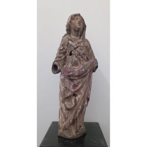 16th Century Wooden Virgin Mary