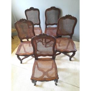 Four Louis XV Period Chairs