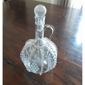 18th Century Dutch Blown Glass Carafe