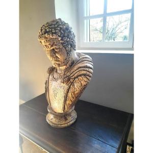 Terracotta Bust Of A Roman Emperor, Probably Caracalla