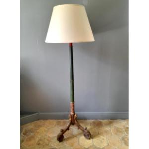 Floor Lamp, Eighteenth-century Tripod Base