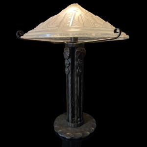 Muller Freres Et Fag Lamp Circa 1930