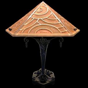 Art Deco Lamp By Pierre d'Avesn