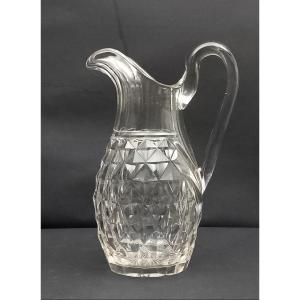 Du Creusot Crystal Ewer _ Circa 1830