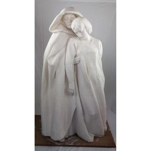 Very Large Plaster From The Workshop Of The Sculptor Jean Fréour 