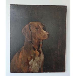 Portrait Of A Dog_ernest Rouart (1874 - 1942)