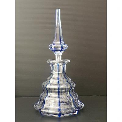 Baccarat Lined Crystal Chimney Flask