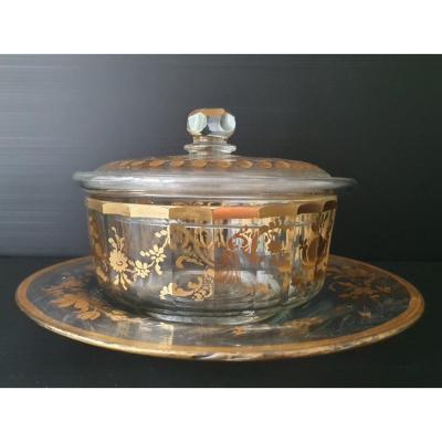 18th Century Glass Confiturier