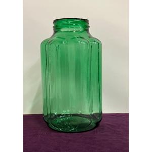 Pair Of Glass Pots