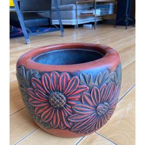 Japanese Lacquer Planter Circa 1900