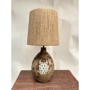 Vallauris Ceramic Lamp Circa 1970