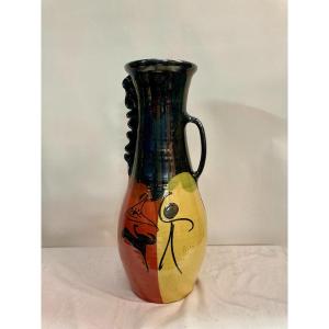 Large Ceramic Vase Around 1950