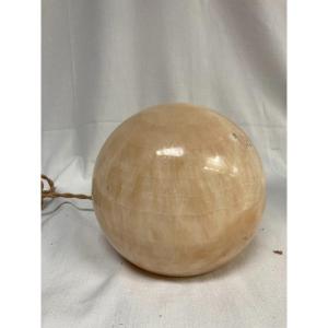 Night Light Lamp In Alabaster Circa 1960