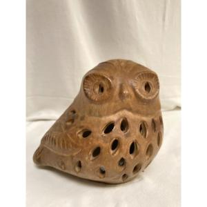 Vallauris Ceramic "owl" Lamp