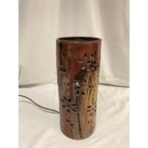 Ceramic Lamp From Vallauris Circa 1970