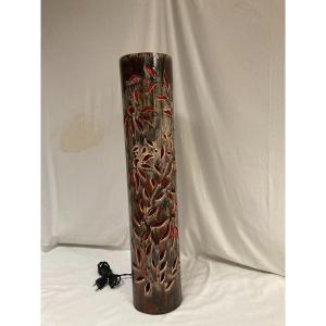 Large Ceramic Lamp From Vallauris
