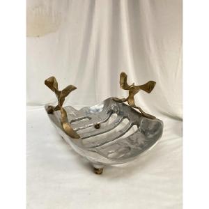 Brutalist Style Log Holder By David Marshall