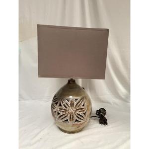 Ceramic Lamp From Vallauris Circa 1970