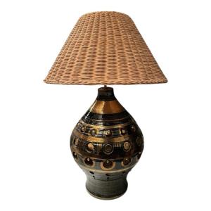 Ceramic Lamp By Georges Pelletier