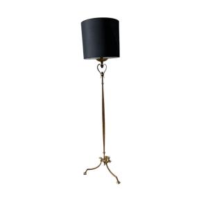 Wrought Iron And Gilt Floor Lamp By Ramsay