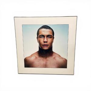 Large Photo Of Rugby Man Thierry Dusautoir By Denis Rouvre