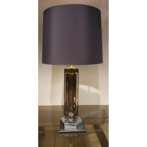 Brass And Chrome Lamp, 1970's