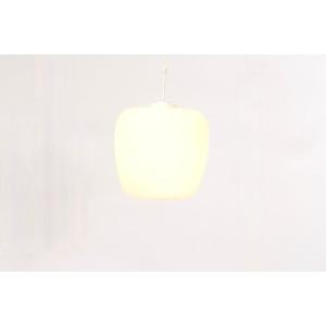 Large Scandinavian Pendant Lamp In Opaline  