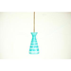 Mid-century Modern Opaline Pendant Lamp, Italy, 1960s