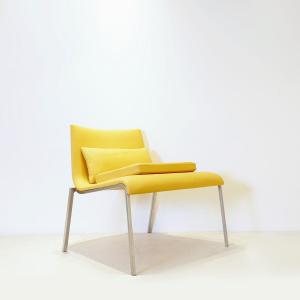Yellow Leather Chair By Ligne Roset