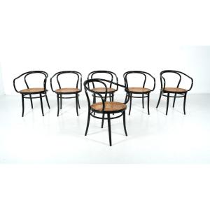 Set Of 6 Bentwood Chairs By Thonet, Austria, 1920s