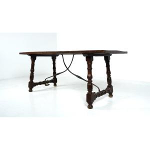 Spanish Wooden Dining Table 