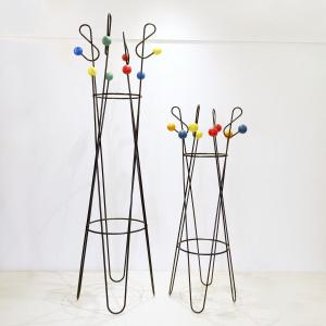 'clef De Sol' Coat Rack By Roger Feraud - 1950s - 181cm