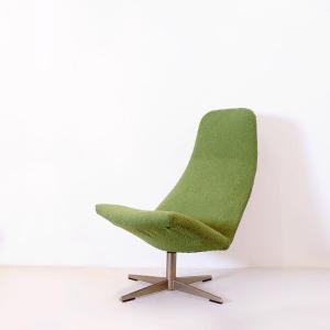Alf Svenssen 'contourette' High Back Swivel Chair