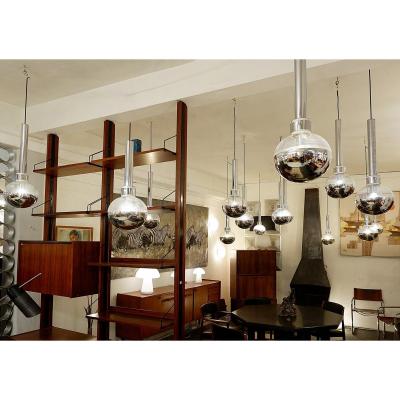 Ball Chandelier - 2 Sizes - 1970s