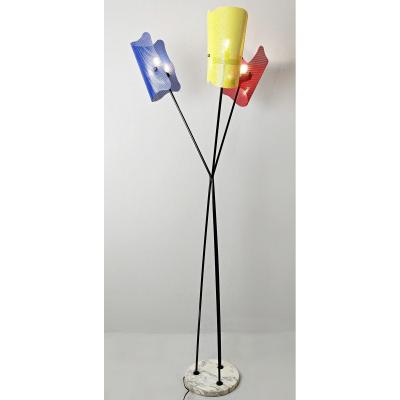Perforated Metal Floor Lamp
