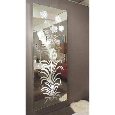 Italian Illuminated Coat Rack Mirror