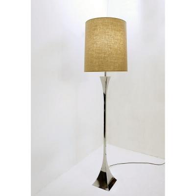 Italian Floor Lamp In Chrome By A. Tonello & A. Montagna Grillo For High Society - 1970s