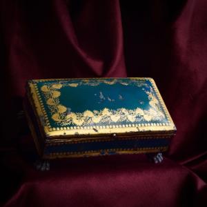 Small Box In Painted Sheet Metal, Restoration Period