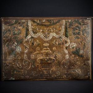 Polychrome Embossed Leather