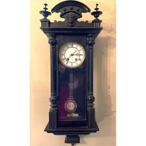 Wall Clock, Chime, Viennese Regulator 1880 Drp; 19th Century Clock.