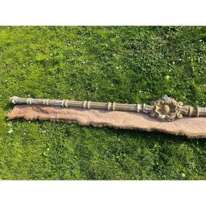 Very Large Valance In Gilded Carved Wood 3.5 M Early 19th Century