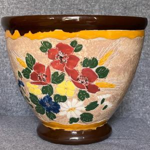 Plant Pot By Jérome Massier In Vallauris, 20th Century - Vase