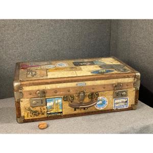 “paris-voyage” Suitcase, Great Traveler, Palace And Hotel Labels