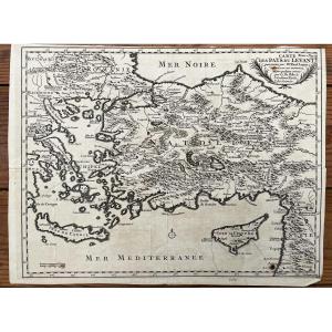 Map Of The Levant Countries Traveled By M Paul Lucas 1712