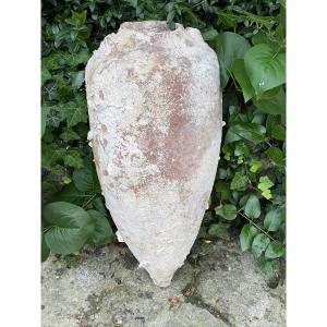Mediterranean, Roman, Red Terracotta Wine Amphora 