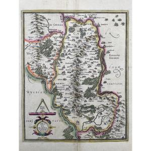 Mercator Historical Map: Vdrone Irlandiæ In Catherlagh Baronia, Carlow Ireland