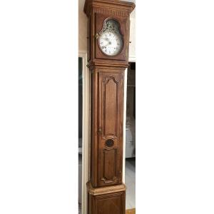 Picardy Grandfather Clock With Arinthod Jura Movement, 18th Century