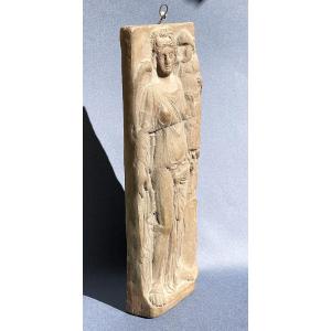 Bas-relief Of Victory, Carthage 2nd Century Tunisia, Terracotta Early 20th Century